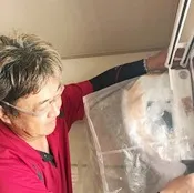 プロの技術で内部のカビも一掃!